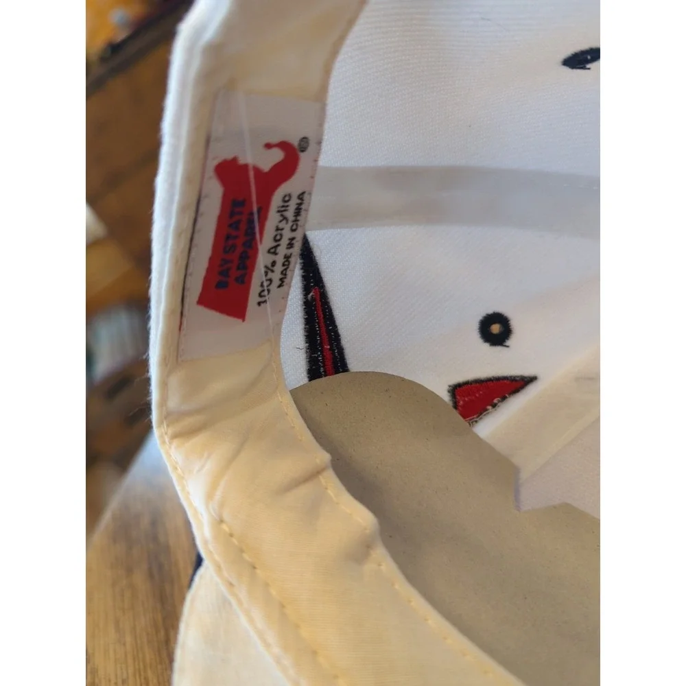 Bay State Apparel Embroidered Boston Red Sox Red White Blue Hat Cap‎ Adjustable